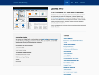 joomla-webhosting.com.au screenshot