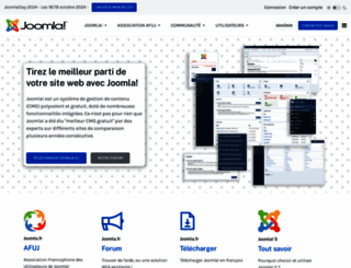 joomla.fr screenshot
