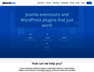 joomlatools.com screenshot