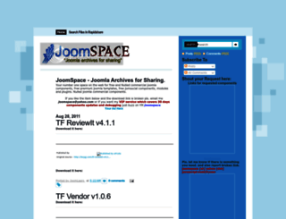 joomspace.blogspot.com screenshot