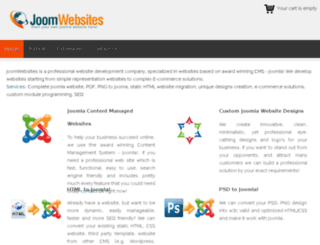 joomwebsites.com screenshot