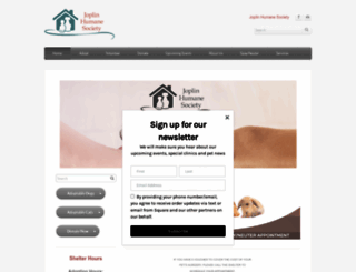 joplinhumane.org screenshot