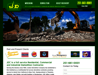 jordan-demolition.com screenshot
