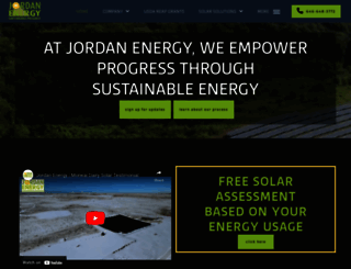 jordanenergy.org screenshot