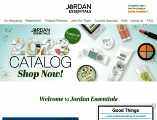 jordanessentials.com screenshot