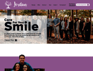 jordanfamilydentistry.net screenshot