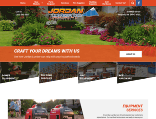 jordanlumberco.com screenshot