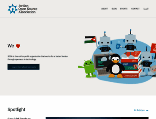 jordanopensource.org screenshot