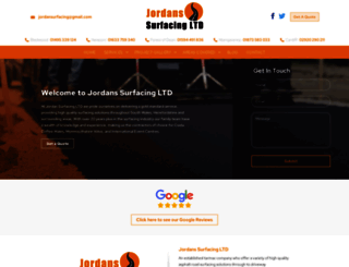jordanssurfacing.co.uk screenshot