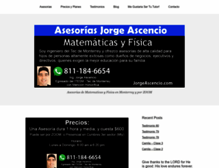 jorgeascencio.com screenshot