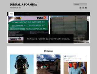 jornalaformiga.com.br screenshot