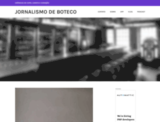 jornalismodeboteco.com screenshot