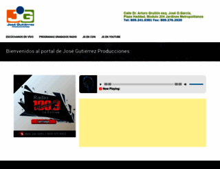 josegutierrezproducciones.com screenshot
