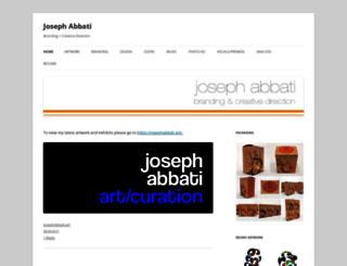 josephabbati.com screenshot