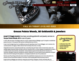 josephdimaggiojewelers.com screenshot