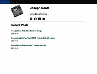 josephscott.org screenshot