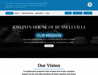 josephshouseofrussellville.com screenshot