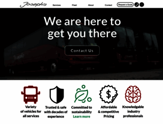 josephslimousine.com screenshot