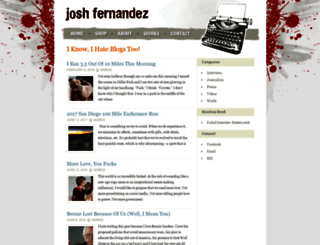 josh-fernandez.com screenshot