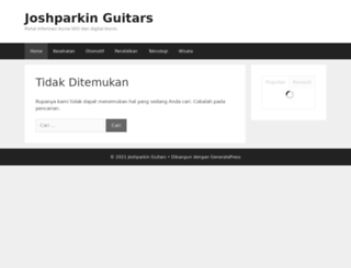 josh-parkin-guitars.com screenshot