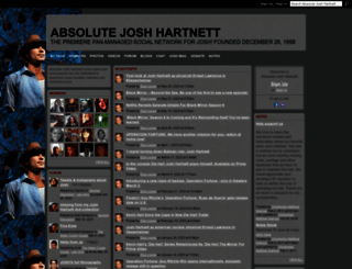 joshhartnett.ning.com screenshot