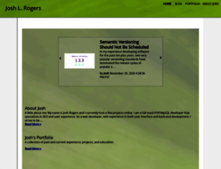 joshlrogers.com screenshot