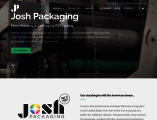 joshpackaging.com screenshot
