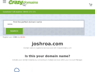 joshroa.com screenshot