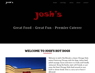 joshshotdogs.com screenshot