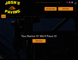 joshspaving.com screenshot
