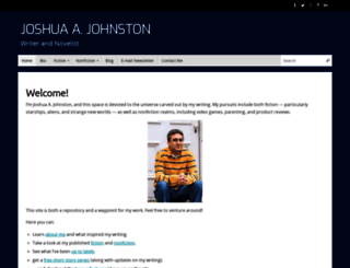 joshuaajohnston.com screenshot