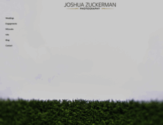 joshuazuckerman.com screenshot