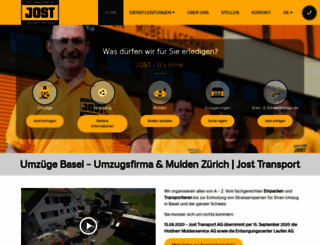 jost-transport.ch screenshot