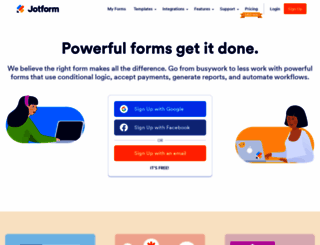 jotform.me screenshot