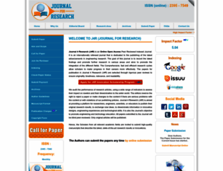 journal4research.org screenshot