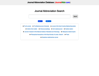 journalabbr.com screenshot