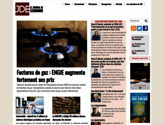 journaldeleconomie.fr screenshot