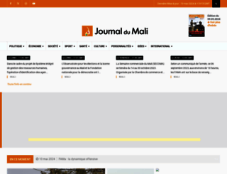journaldumali.com screenshot