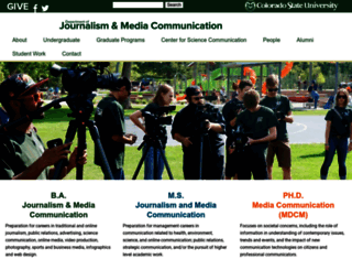 journalism.colostate.edu screenshot
