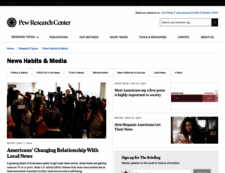 journalism.org screenshot
