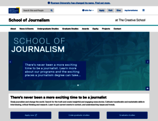 journalism.ryerson.ca screenshot