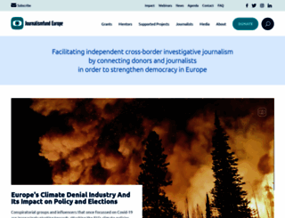 journalismfund.eu screenshot