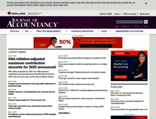 journalofaccountancy.com screenshot