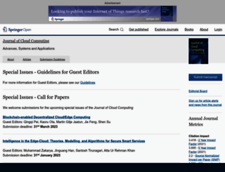 journalofcloudcomputing.com screenshot