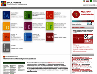 journals.iucr.org screenshot