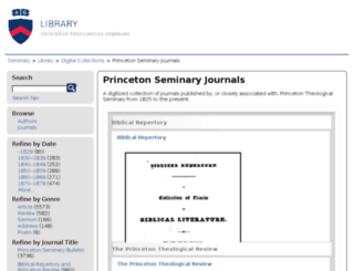 journals.ptsem.edu screenshot