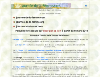 journee-de-la-femme.org screenshot