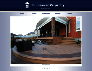 journeymancarpentry.com screenshot
