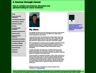 journeythroughcancer.org screenshot