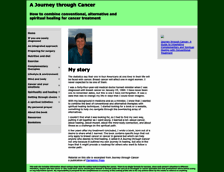 journeythroughcancer.org screenshot